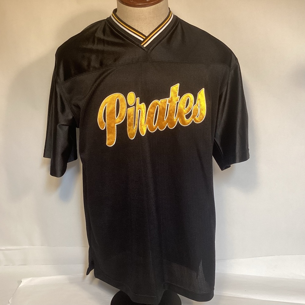 Lee Sport Vintage Pittsburgh Pirates Baseball Pullover Jersey Mens Size Large